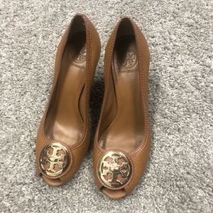 Beautiful Tory Burch Julianne Peep Toe Wedge